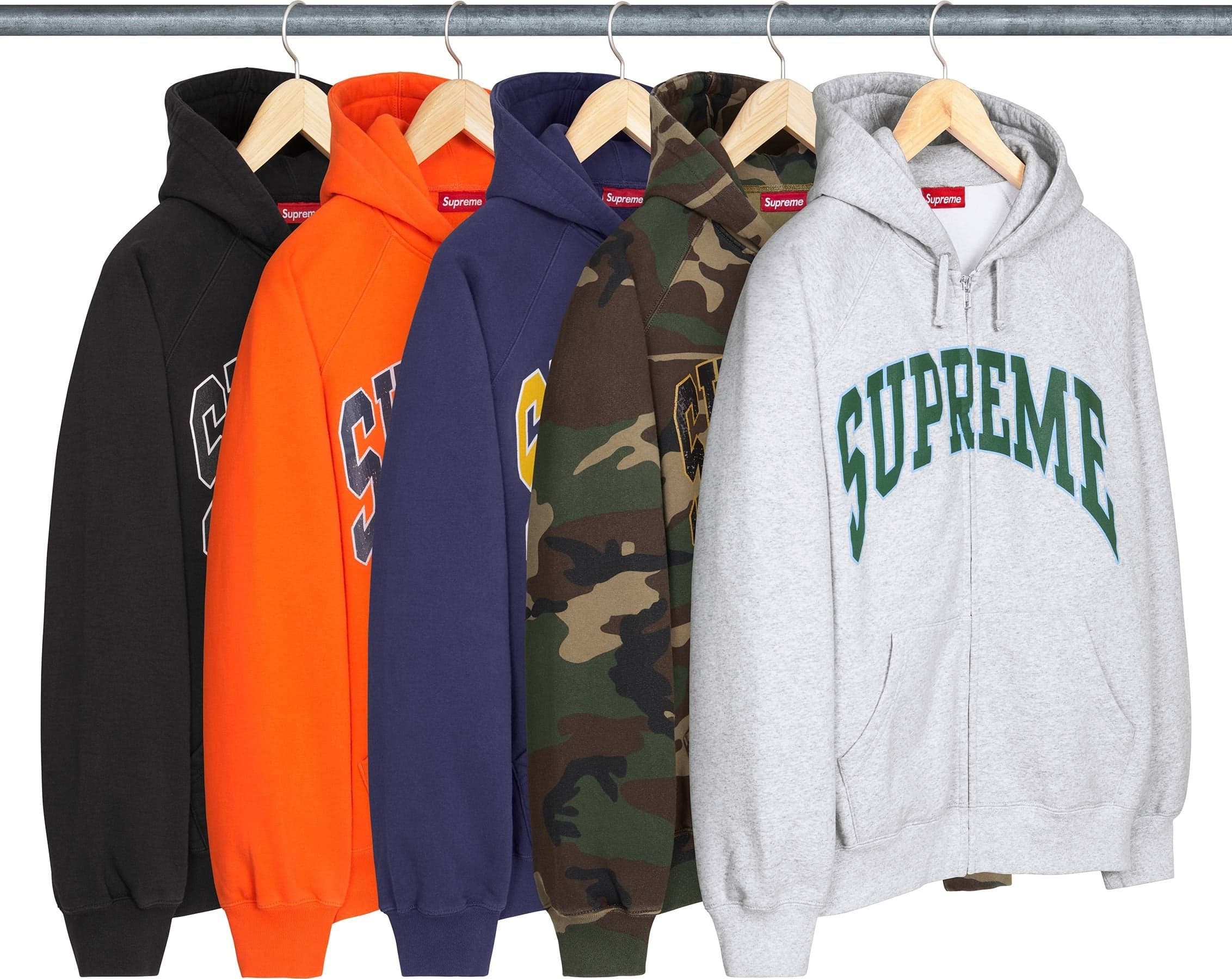Cracked Raglan Zip Up Hooded Sweatshirt