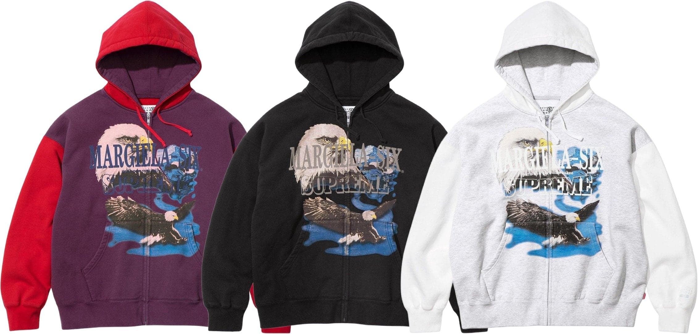Supreme®/MM6 Maison Margiela Eagle Zip Up Hooded Sweatshirt