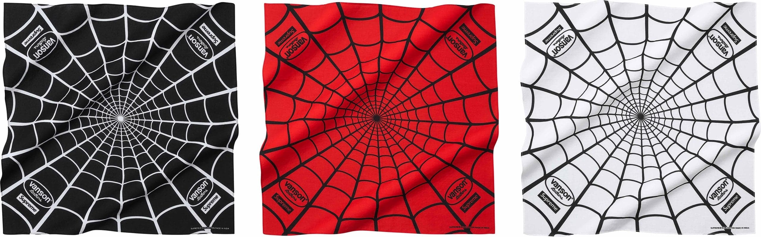 Supreme®/Vanson Leathers® Spider-Man Bandana